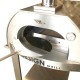 Horno de leña de Acero Inox de 75 cm sin Carro para Pan Pizza Empanda
