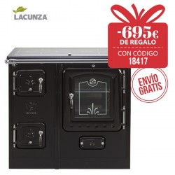 Cocina de leña Lacunza Lis 7T SV Vitrocerámica