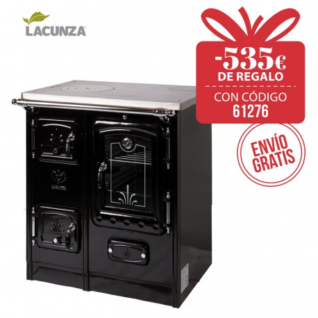 Cocina de leña cerrada Lacunza Lis 5T Fundición