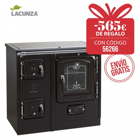 Cocina de leña cerrada Lacunza Lis 7T Fundición
