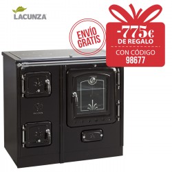 Cocina de leña Lacunza Lis 8T SV Vitrocerámica