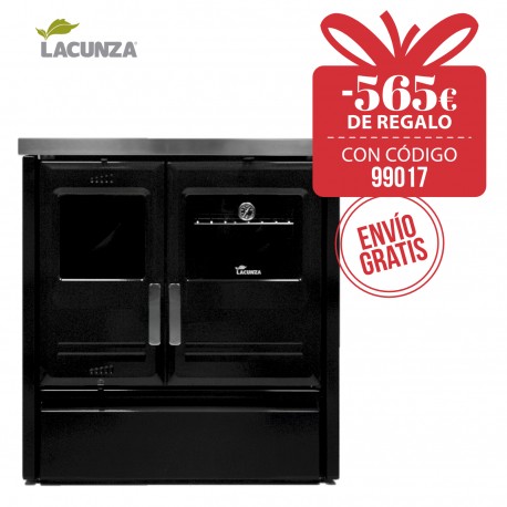 Cocina de leña cerrada Lacunza ETNA 5T Fundición