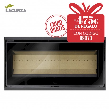 Estufa de leña Lacunza PARIS 1000 MURAL ST