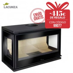 Estufa de leña Lacunza PARIS 700 CLID MURAL ST