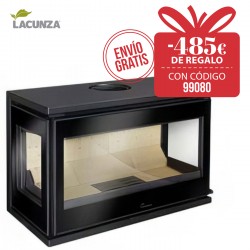 Estufa de leña Lacunza Paris 800 CLID MURAL