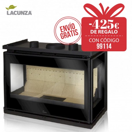 Insertable chimenea Lacunza Adour 700 CLID
