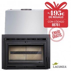 Estufa insertable calefactora Lacunza Sarria 20 ECO