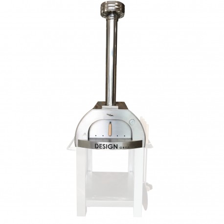 Horno de leña de Acero Inox de 75 cm sin Carro para Pan Pizza Empanda