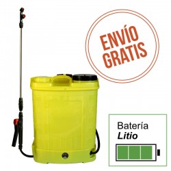 Sulfatadora pulverizador Batería Litio Ayuma Mochila 12litr.