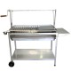 Barbacoa Inox COMPOSTELA 100 cm con ruedas