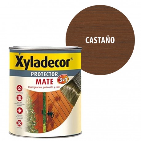 Xyladecor Protector Mate Extra 3en1 Castaño