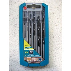 Kit 6 brocas madera Wolcraft 8635000