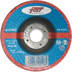disco acero 42F A30P BF 125X3X22,2 FERR