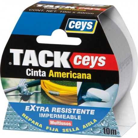 cinta americana plata ceys 10x50