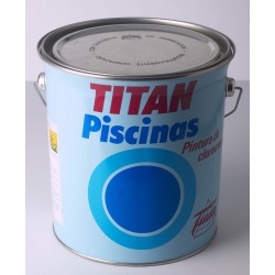 Pintura clorocaucho titan piscinas 4L