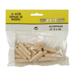 bolsa 40 espigas 8x40mm REI