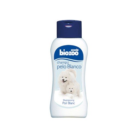 Champú para perros pelo blanco Biozoo 250 ml.