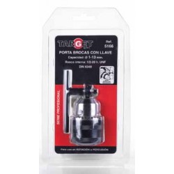 Portabroca con llave Target 1-13mm PB5166