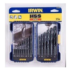 Juego de brocas Irwin 15 unidades 