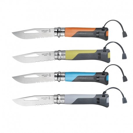 Navaja Opinel Nº08 Outdoor Tierra-Rojo