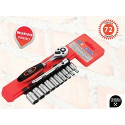 Juego llaves de vaso Alyco 12 piezas 1/4 170751