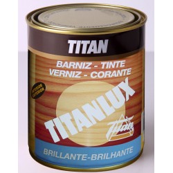 Barniz tinte sintético brillante Titan 2 capas 500 ML