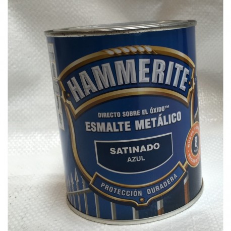 Esmalte satinado Hammerite 750ml azul 