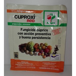 Fungicida Cúprico Preventivo Persistente Cuproxi Red 100grs