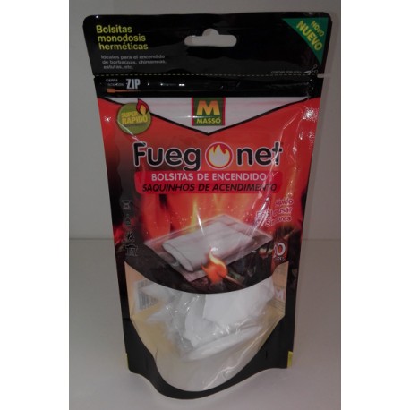 FUEGO NET BOLSAS DE ENCENDIDO