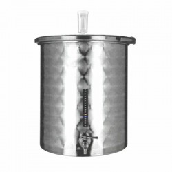 Fermentador de cerveza Acero Inox Fondo Plano 35 L