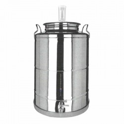 Fermentador de Cerveza Acero Inox Tapa rosca 35 L