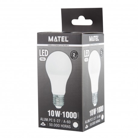 Bombilla led Estandar E27 10w