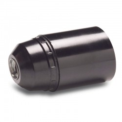 Portalámparas Baquelita liso E-27 Negro Famatel 161 N