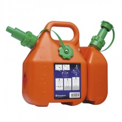 Bidon Combi Husqvarna 6 Litros Combustible + 2,5 L Aceite