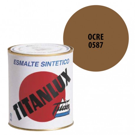 Esmalte Sintetico Ocre 587 Titanlux Interior-Exterior Brillo