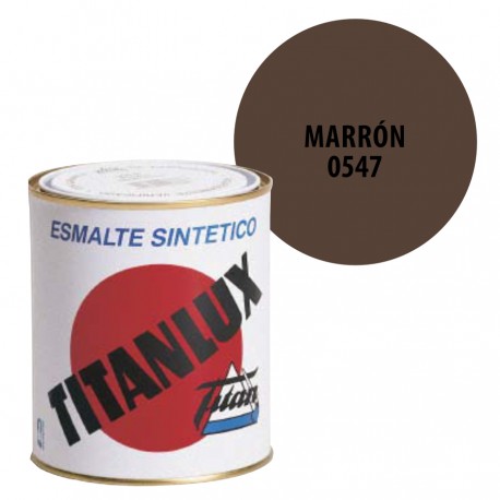 Esmalte Sintetico Marron 547 Titanlux Interior-Exterior Brillo