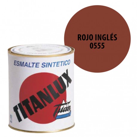 Esmalte Sintetico Rojo Ingles 555 Titanlux Interior-Exterior Brillo