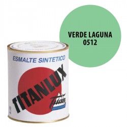 Esmalte Sintético Verde Laguna 512 Titanlux Interior-Exterior Brillo