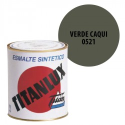 Esmalte Sintetico Verde Caqui 521 Titanlux Interior-Exterior Brillo