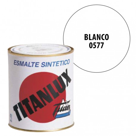Esmalte Sintetico Blanco 577 Titanlux Interior-Exterior Mate