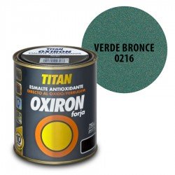 Esmalte Antioxidante Verde Bronce 216 Oxiron Interior Exterior Forja