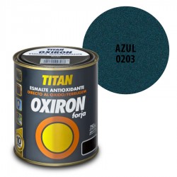 Esmalte Antioxidante Azul 203 Oxiron Interior Exterior Forja