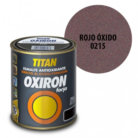 Esmalte Antioxidante Rojo Oxido 215 Oxiron Interior Exterior Forja