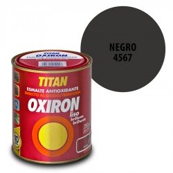 Esmalte Antioxidante Negro 4567 Oxiron Interior Exterior Liso Brillante
