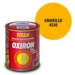 Esmalte Antioxidante Amarillo 4530 Oxiron Interior Exterior Liso Brillante
