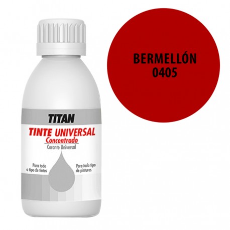 Tinte universal Titan 405 bermellon 50 y 250 ml