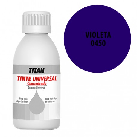 Tinte universal Titan 450 Violeta 50 y 250 ml