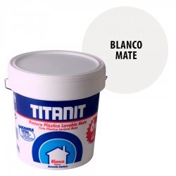 Pintura Plastica Lavable Titanit Interior Blanca Mate