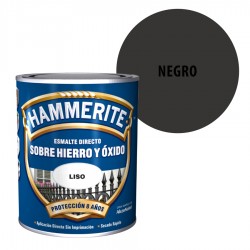 Esmalte Antioxidante Negro Hammerite Exterior Liso Brillante